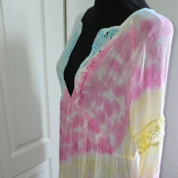 Tie-Dye Dress/Beach Cover-up - Picture 7 of 17